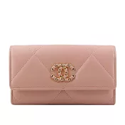CHANEL 19系列口蓋中夾_展示品 (粉色)