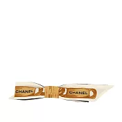 CHANEL 絲質蝴蝶結造型髮夾_展示品 (黑色/棕色/白色)