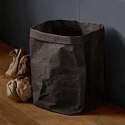 《Philippi》Todo再生皮革收納籃 | 整理籃 置物籃 儲物箱 - 巧克力棕