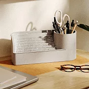 《Umbra》Stream階梯瀑布筆筒 | 文具收納筒 - 淺灰