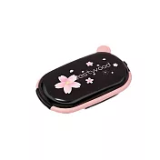 【iSFun】燦爛櫻花＊切藥分隔密封收納藥盒/ 櫻月黑