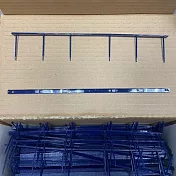 A4 6孔壓條 裝訂機用壓條 六孔裝訂壓條 2.5cm (100組/盒) (多色可選)  白色