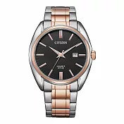 CITIZEN 星辰 BI5104-57E 極簡時尚 日本機芯 日期顯示 夜光 石英 手錶 男錶 腕錶 41 mm