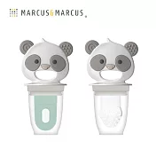 【MARCUS＆MARCUS】動物樂園3合1蔬果咬咬輔食組-貓熊