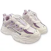 巴布豆旋轉扣運動鞋-兩色可選 (C139) 巴布豆 中大童 童鞋 休閒鞋 運動鞋 旋轉扣 嬰幼童鞋 布鞋 輕量運動鞋 男童鞋 巴布豆童鞋 卡通童鞋 兒童運動鞋 女童鞋 21 白紫色