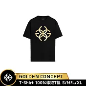 ★送原廠好禮★Golden Concept T-Shirt 黑色/金Logo CT-TS531 (常規版) M 黑色