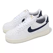 Nike 休閒鞋 Wmns Air Force 1 07 NN 女鞋 男鞋 白 深藍 奶油底 AF1 復古 FZ6768-100