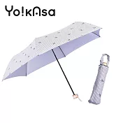 【Yo!kAsa】日系熱銷蝴蝶結限定銀膠手開傘/口袋傘/遮陽傘/雨傘/輕量傘(四色任選) 咖啡色