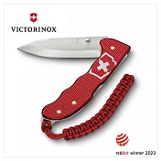 VICTORINOX 瑞士維氏 Evoke Alox 折疊式獵刀 136mm/4用 0.9415.D20/0.9415.D26 紅