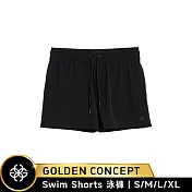 ★送原廠好禮★Golden Concept Swim Shorts 泳褲 CT-SS618 L 黑色/黑刺繡