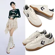 Converse 休閒鞋 Run Star Trainer 男鞋 女鞋 米白 黑 膠底 麂皮 情侶鞋 A08262C