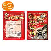 【台灣製造】金牌金門一條根精油貼布(8片Ｘ6包）