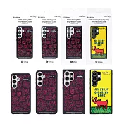 SAMSUNG Galaxy S24 Ultra/ S24+/ S24 原廠 Keith Haring 聯名保護殼 S24 Ultra - 黑/粉