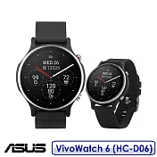【送替換錶帶+多功能電腦後背包】ASUS 華碩 VivoWatch 6 智慧手錶 (HC-D06)