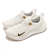 Nike 慢跑鞋 Wmns Reactx Infinity Run 4 女鞋 米白 金 防潑水鞋面 運動鞋 DR2670-013 23.5cm WHITE/GOLD 23.5cm WHITE/GOLD