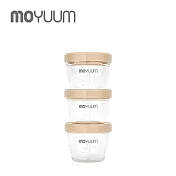 MOYUUM 韓國 TRITAN 多功能食品儲存罐 3入 - 珊瑚粉(130ml)