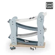 【Label Label】小汽車木質軌道組- 天空藍