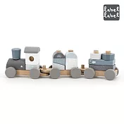 【Label Label】木質小火車- 藍色