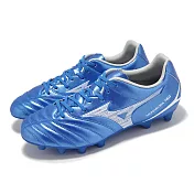 Mizuno 足球鞋 Monarcida Neo III Select 男鞋 寬楦 藍白 人工草皮 運動鞋 美津濃 P1GA2425-27