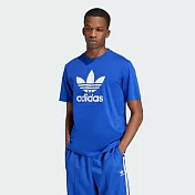 ADIDAS TREFOIL T-SHIRT 男短袖上衣-藍-IZ3058 L 藍色
