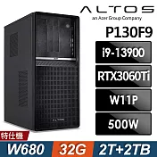 Acer 宏碁 Altos P130F9 商用工作站 (i9-13900/32G/2TB+2TSSD/RTX3060Ti-8G/W11P)