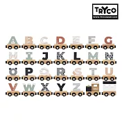 【Tryco】木製字母火車-全套28入組 彩色