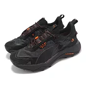 Puma 野跑鞋 Explore Nitro GTX Wns 女鞋 黑 橘 防水 機能 戶外 越野 運動鞋 37802405