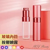 My Beauty 2入組香水開蓋填充瓶-15ml贈分裝工具組x1 紅色