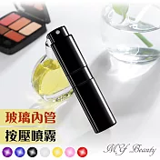 My Beauty 2入組香水旋轉填充瓶-15ml贈分裝工具組x1 亮黑色