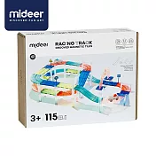 《MiDeer》-- 多彩透光磁力片-交通軌道組(115PCS) ☆