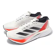 adidas 慢跑鞋 Adizero Boston 12 M 男鞋 女鞋 白 橘 黑 雙層中底 輕量 運動鞋 愛迪達 IF9210 29cm WHITE/RED 29cm WHITE/RED