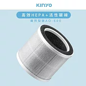 【KINYO】AO-600空氣清淨機專用HEPA濾網(AO-600-1)