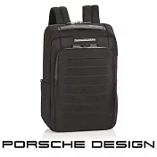 【Porsche Design 保時捷】限量3折 德國頂級旅行後背包 全新專櫃展示品 (黑色 OVL1600)