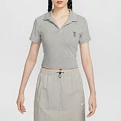 NIKE AS W NSW SS POLO TOP OPP1 女短袖POLO衫-灰-HJ6852063 XS 灰色