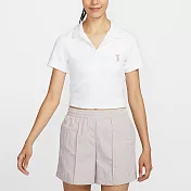 NIKE AS W NSW SS POLO TOP OPP1 女短袖POLO衫-白-HJ6852100 XS 白色