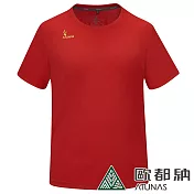 【ATUNAS 歐都納】2024巴黎運動意象圖T/中性款ALL WIN快乾抗菌短袖T恤A6TS2416N*- XS 紅
