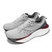 Saucony 慢跑鞋 Triumph 22 男鞋 灰 厚底 緩衝 輕量 運動鞋 索康尼 S20964210