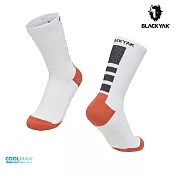 BLACKYAK COOLMAX透氣中筒襪 24 白色