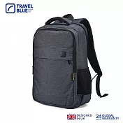 【Travel Blue 藍旅】NAVIGAT款 防水筆電後背包-黑/灰 筆電包/雙肩包/商務後背包 TB3110 / TB3111  灰色