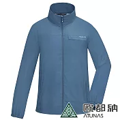 【ATUNAS 歐都納】男款蚊瘋不動涼感外套A1GA2401M- XL 藍