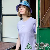 【ATUNAS 歐都納】女款Polygiene涼感抑菌短袖T恤A1TS2403W- S 薰衣草紫