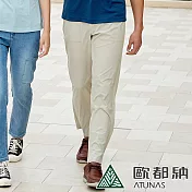 【ATUNAS 歐都納】男款都會彈性長褲A1PAEE09M- XL 深卡其