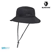BLACKYAK MESH超透氣圓盤帽 M 黑色-58cm