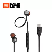 JBL Tune 310C USB-C 線控入耳式耳機 (兩色) 黑色