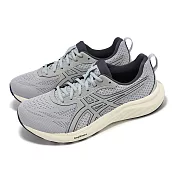 Asics 慢跑鞋 GEL-Contend 9 4E 男鞋 女鞋 超寬楦 灰 米白 緩衝 運動鞋 亞瑟士 1011C001020