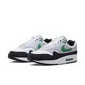 NIKE AIR MAX 1 男休閒鞋-白綠-FN6952100 US9 白色