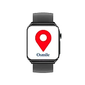 Osmile ECG400 健康管理 一鍵求救 藍芽通話手錶 黑框TPU-黑