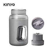 【KINYO】無線隨行杯果汁機|輕鬆完成|均匀細膩|USB充電 JRU-750 灰色