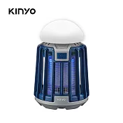 【KINYO】 USB防水照明捕蚊燈|LED電擊式|防水|戶外必備 KL-6053 藍色