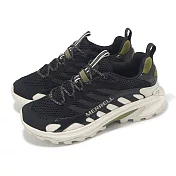 Merrell 戶外鞋 Moab Speed 2 Vent 2k SE?1TRL?男鞋 黑 米白 黃金大底 健行鞋 登山鞋 ML005807 27.5cm BLACK/WHITE